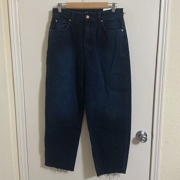 NWT 7FAM Jayne Tapered Dark Wash Jeans size 29 - Picture 3 of 8